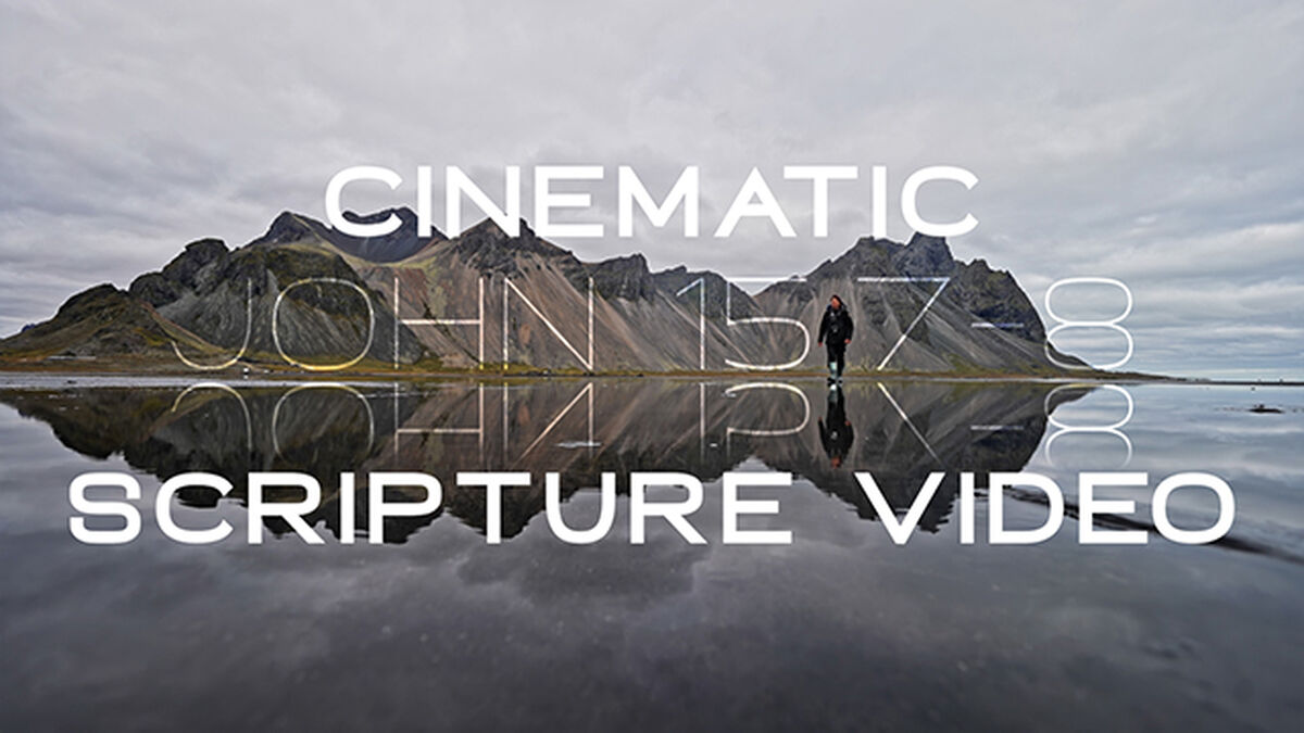 CInematic John 15:7-8 Scripture Video image number null